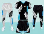 Men's Printed T-Shirt, Full Pant and Half Pant 4-Piece Combo