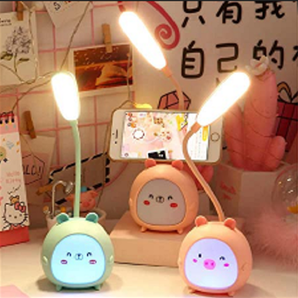 Rehenbsem Cute Bunny Desk Lamp, Portable LED Desk Lamp