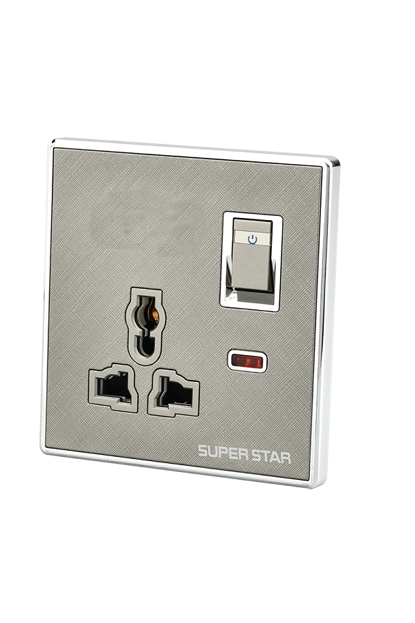 Super Star Ultimate 3 Pin Multi Socket With Switch