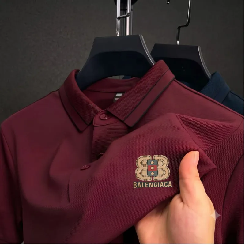 Men's PK Cotton Polo Shirt with Sticker Logo, M to XXL