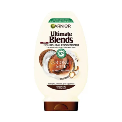 Garnier Ultimate Blends Coconut Milk & Macadamia Nourishing Conditioner 400ml (Poland)