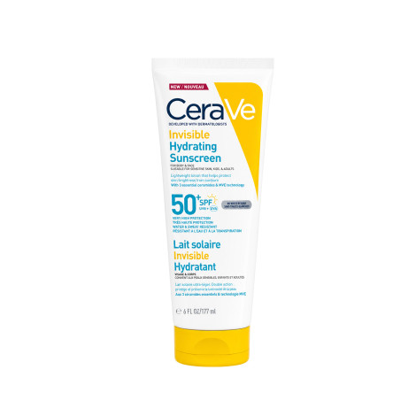 CeraVe Invisible Hydrating Sunscreen SPF50+ 177ml (France)