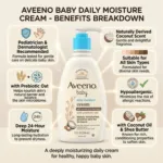 Aveeno Baby Daily Moisture Cream  With Coconut Oil & Shea Butter 354ml (Canada)