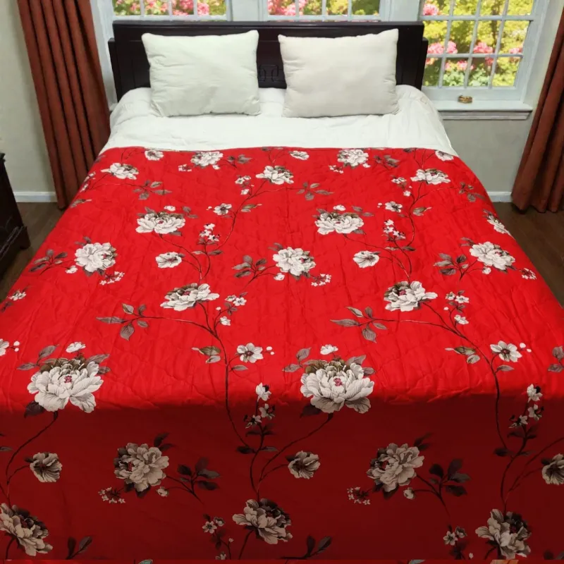 Pure Cotton Twill AC Katha, 7.5 x 7 Feet