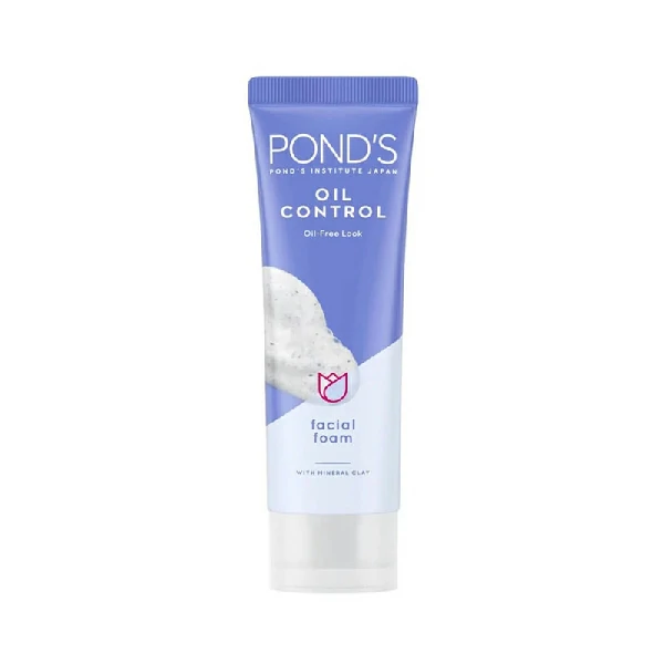 Pond's Oil Control Facial Foam With Mineral Clay (100gm)