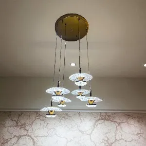 Qulik Modern SkySpire Cluster 3 Color Hanging Lights (QL-20219-5)
