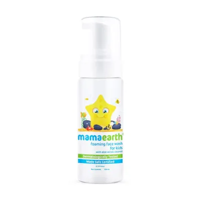 Mamaearth Aloe Vera & Coconut Foaming Face Wash For Kids 150ml (India)