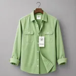 Men's Oxford Cotton Double Pocket Full Sleeve Shirt