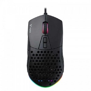 Rapoo V360 USB RGB Backlit Gaming Mouse – Black Color