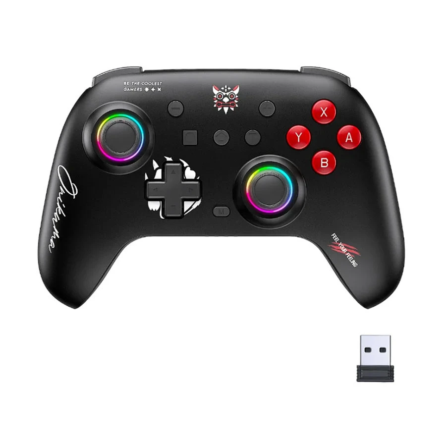 Onikuma C1 Tri-Mode Wireless Hall Effect Gaming Controller Black