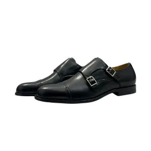 25011-Black Formal Genuine Cow Leather Italian Brown Suede & Leather Formal Lace Up Oxford Brogue Dress Shoes for Men