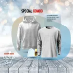 Winter Combo Pack: 1 Hoodie, 1 Full Sleeve T-Shirt, 1 Tupi, 1 Attar