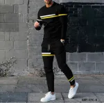 Men's Full Sleeve Mesh Jersey T-Shirt and Trouser Combo, 150 GSM