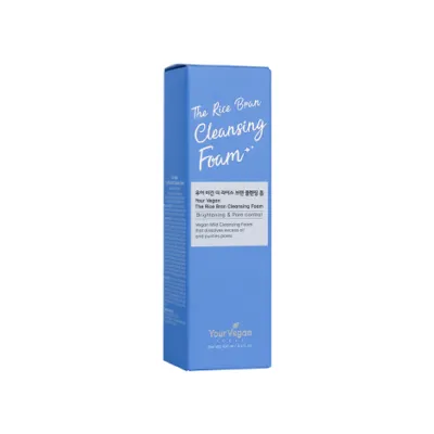 Your Vegan The Rice Bran Brightening & Pore Control Cleansing Foam 100ml (Korea)
