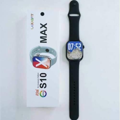S10 Max Laxasfit Smart Watch 2.29 Inch AMOLED Display NFC Bluetooth Call Wireless Charging