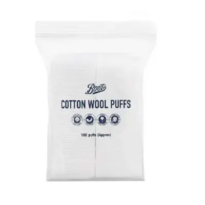 Boots Cotton Wool 100 Puffs (Thailand)