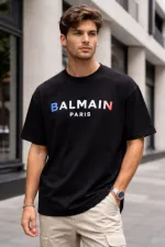 Pure Cotton Drop Shoulder T-Shirt with DTF Print, 6 Colours