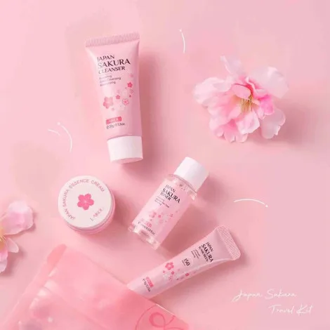 Laikou Japan Sakura Travel Kit 4 Pcs (China)