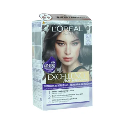 Loreal Excellence Ash Supreme - 6.11 Smoky Ash (China)