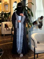 Moriyom Koti Borka with Inner and 72/30 Hijab, Sizes 50-58