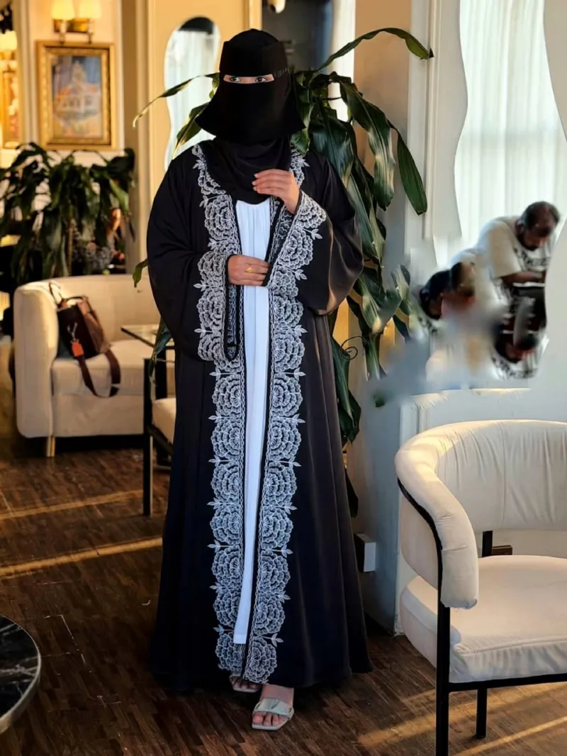 Moriyom Koti Borka with Inner and 72/30 Hijab, Sizes 50-58