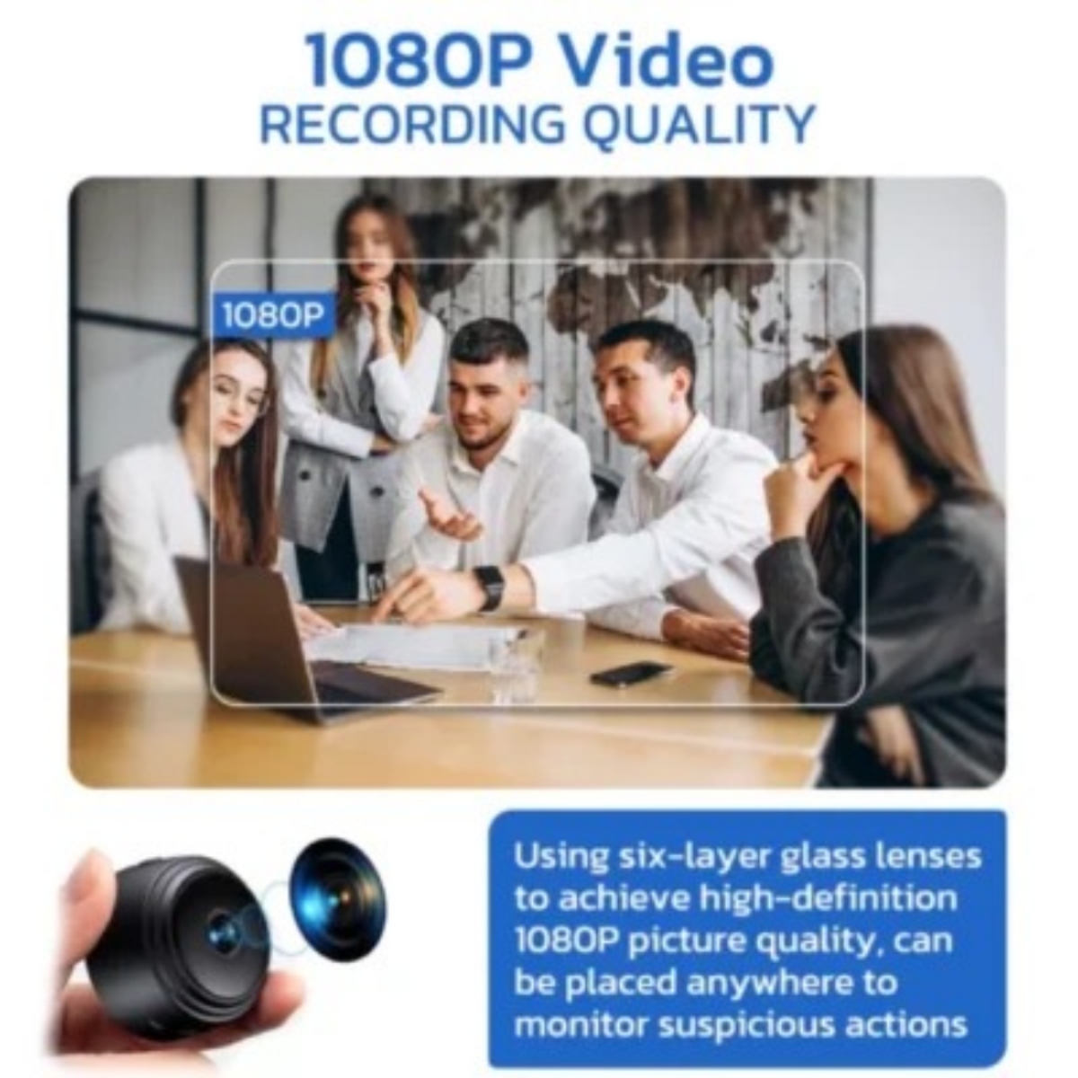 Rechageable GFOUK™ Minieye Nanny Cam Full HD
