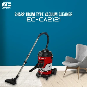 SHARP Drum Type Bagless Vacuum Cleaner with Blower, EC-CA2121 (2100W, 21L)