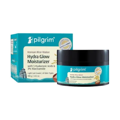 Pilgrim Korean Rice Water Hydra Glow Moisturizer 100g (India)