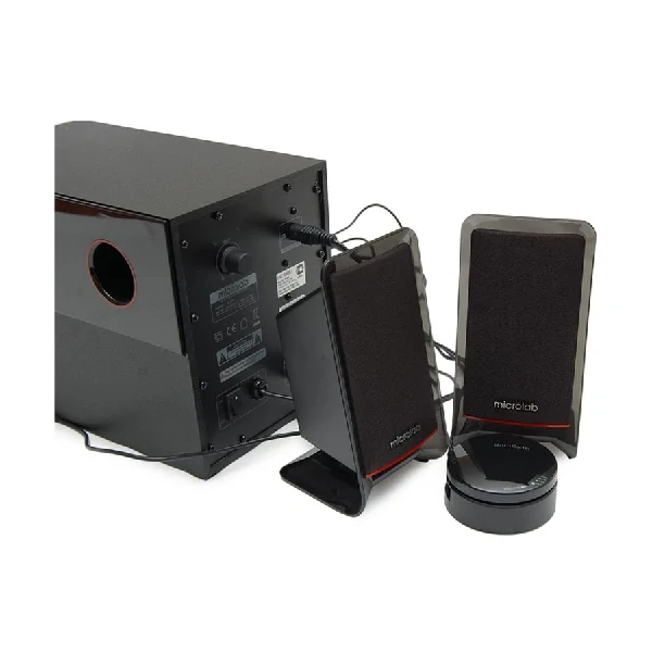 Microlab M200 2:1 Wired Black Multimedia Speaker