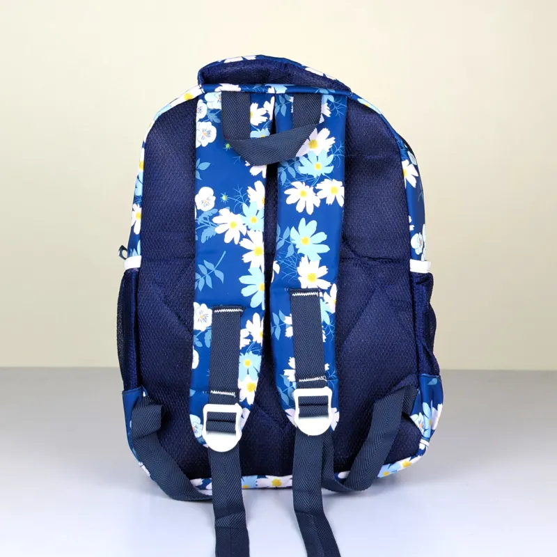 Floral Print Backpack For Kids