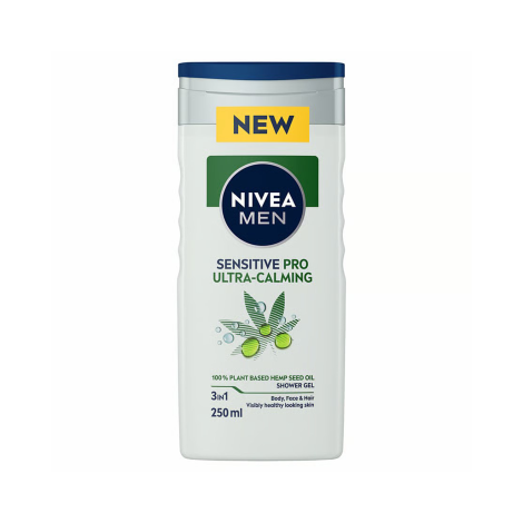 Nivea Men Sensitive Pro Ultra Calming 3in1 Shower Gel 250ml (Germany)