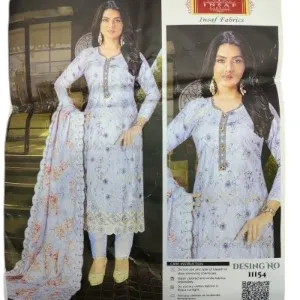 New Exclushive Collection High Qualitiey Cotton Printed Three Piece