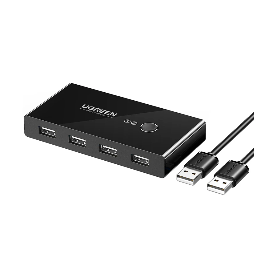 UGREEN US216 30767 Dual USB to 4-Port USB Hub 1.5 Meter Black