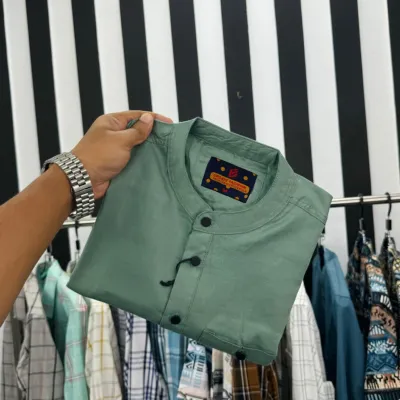 Traditional Full sleeves katua ( Deep Mint)