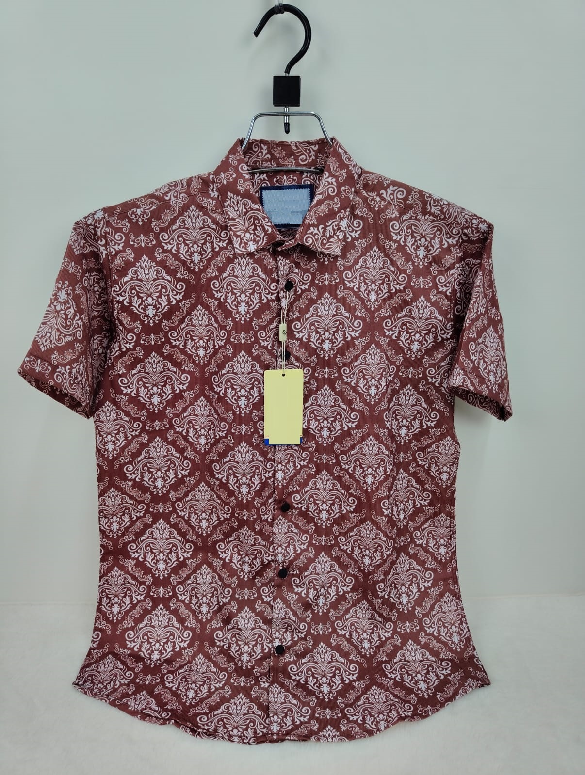 Men's Slim Fit Half Sleeve Shirt in Spandex Cotton, 6 Colours