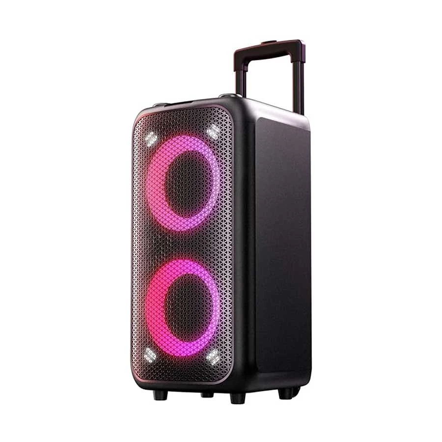 F&D PA200 Black Bluetooth Portable Party Trolley Speaker