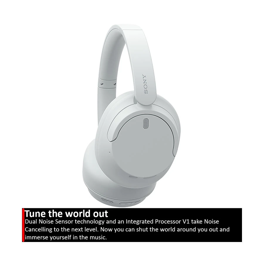 Sony WH-CH720N White Wireless Noise Cancelling Over-Ear Headphone