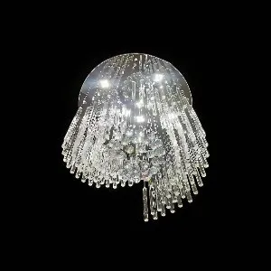 Qulik Modern Crystal Chandelier Decoration Pendant Hanging LED Ceiling Light (QL-JX50023)