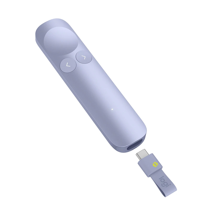 Logitech Spotlight 2 Advanced Haptics Wireless Presenter Light Lilac