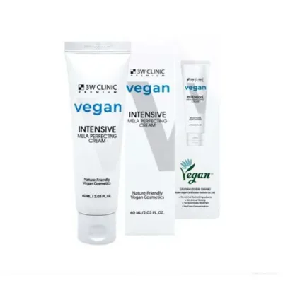 3W Clinic Vegan Intensive Mela Perfecting Cream 60ml (Korea)