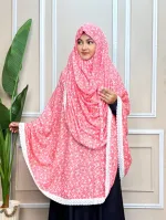 Viscose Cotton Hijab for Women with Niqab, Gher 150, 6 Colours