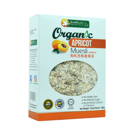 Organic Muesli Apricot 400g (Malaysia)