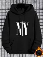 Men's Cotton Winter Hoodie, 280 GSM, Full Sleeve, 6 Colours