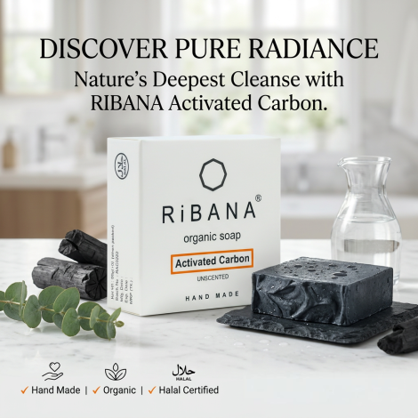 Ribana Activated Carbon Soap 95g (Bangladesh)