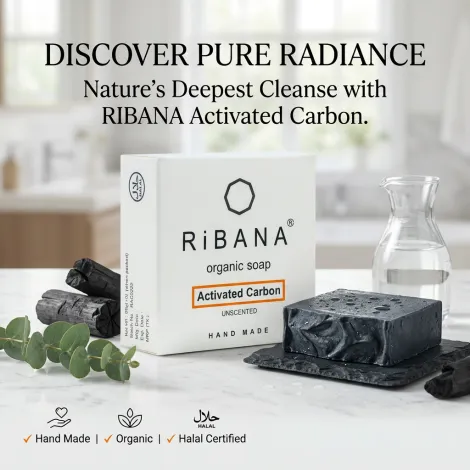 Ribana Activated Carbon Soap 95g (Bangladesh)