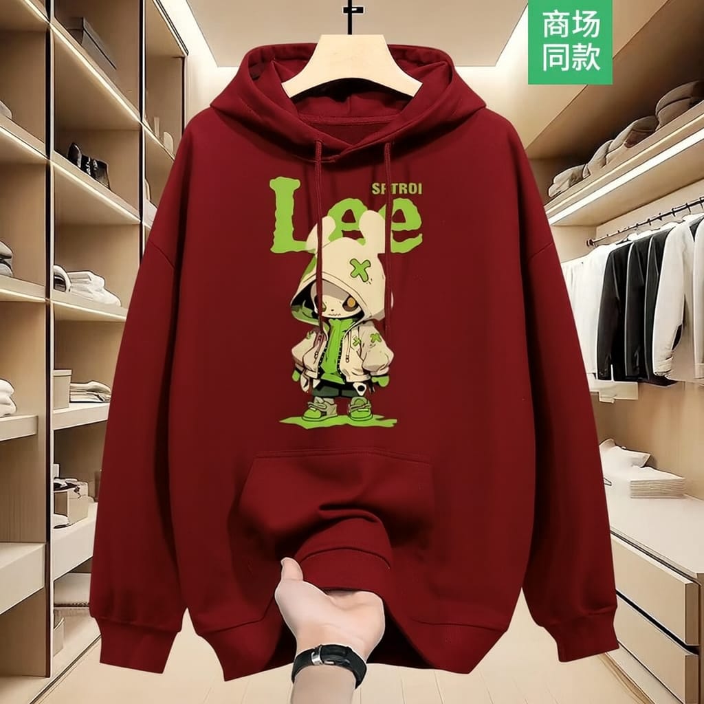 Men's Full Sleeve Winter Hoodie, 320 GSM Cotton, Sizes M to XL