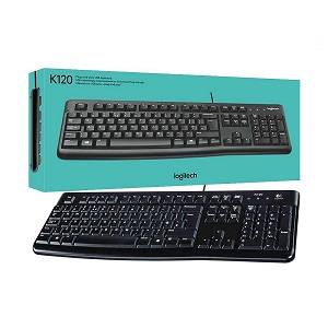 Logitech K120 USB Keyboard With Bangla – Black Color