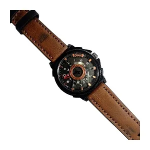 Signature Trendy Men Watch (Brown)