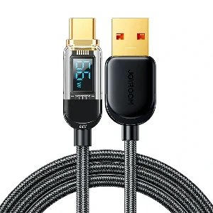 Joyroom S-AC066A4 66W Type C Fast Charging Cable With Digital Display