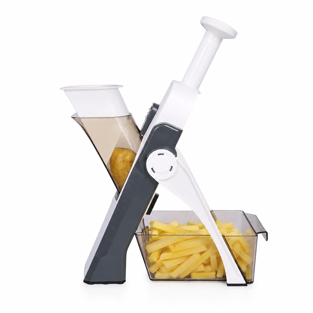 Multi-functional Spring Vegetable Slicer & Cutter – Adjustable Thickness Safe Mandoline Slicer for Julienne, Dicing, Carrot, Potato & Kitchen Chopping (Multi-Colour)